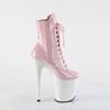 Pleaser - FLAMINGO1020 Bottes de plateforme, Pole dance chaussures - Rose/Blanc Product image